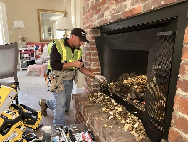 Safe screening installation by Northborough Chimney Sweep in Northborough, MA