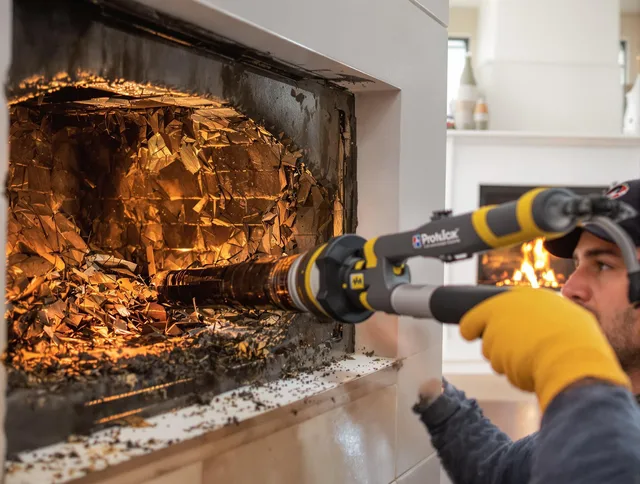 Professional chimney cleaning by Northborough Chimney Sweep in Northborough, MA