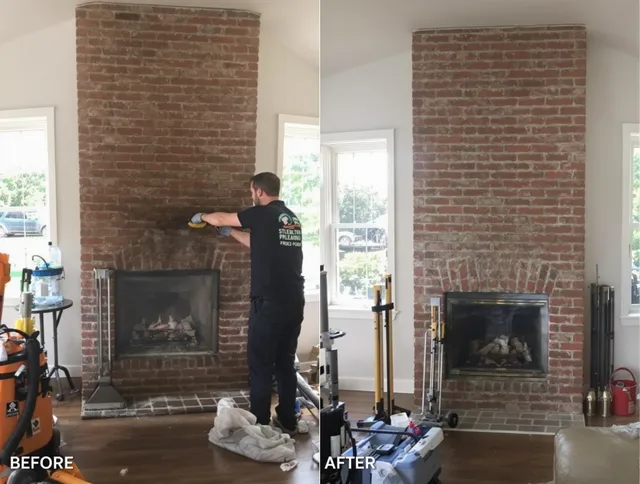 Finished chimney sweeping service by Northborough Chimney Sweep in Northborough, MA