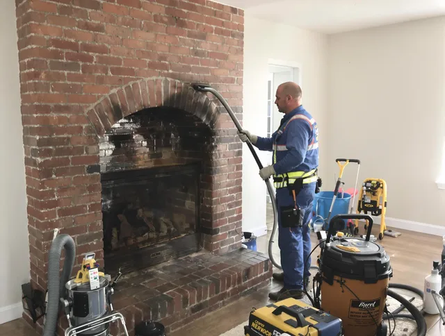 Northborough Chimney Sweep expert performing detailed chimney sweep in Northborough, MA